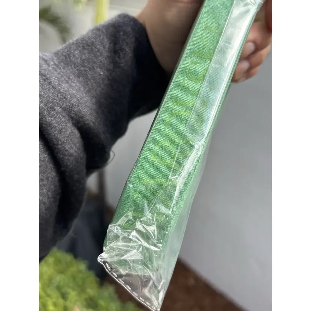 7 Pack Lot Of New Green Authentic Swarovski Logo Ribbon for Gift bags packaging